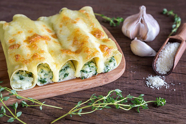 cannelloni ricotta e spinaci