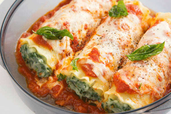 cannelloni ricotta e spinaci