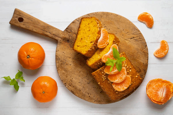 plumcake al mandarino